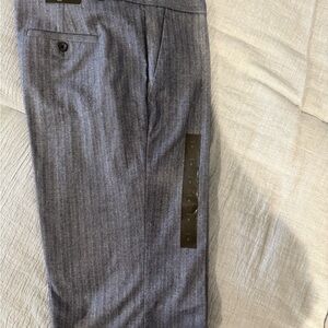 Banana Republic “Logan Collection”blue, and beige, herringbone Flare Pants